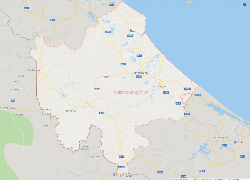 Bản đồ Du lịch Quảng Trị